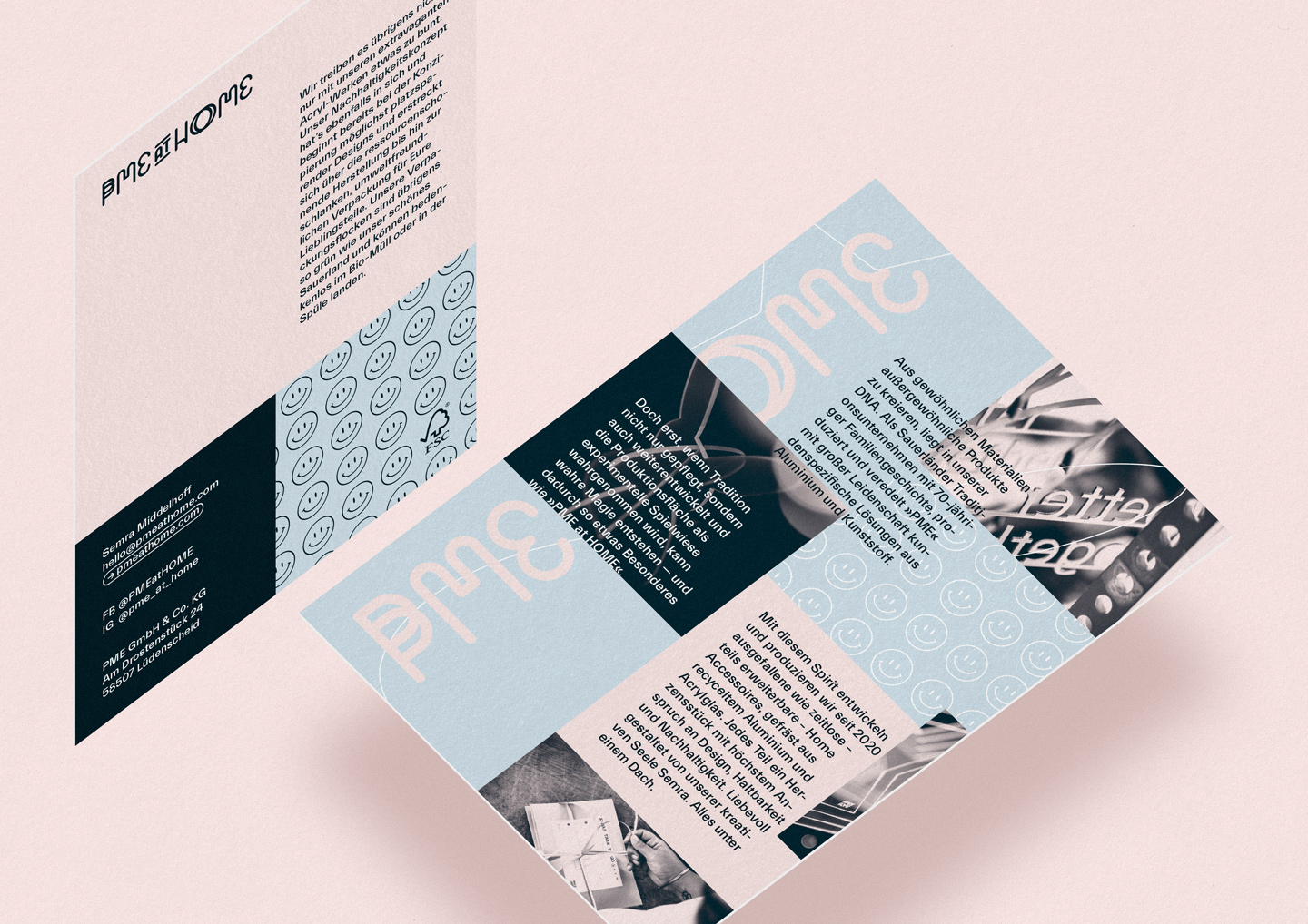 A87 Design Büro, Lüdenscheid, Werbeagentur, Grafik, Kommunikation, Corporate Design, Identity, Unternehmensauftritt, Branding, Marketing, Sticker, Etiketten, Editorial Design, Magazin, Gestaltungsrichtlinien, Buswerbung, Beklebung, Sauerland, PME at HOME, PME GmbH & Co. KG, Familiensunternehmen, NRW, Nordrhein-Westfalen